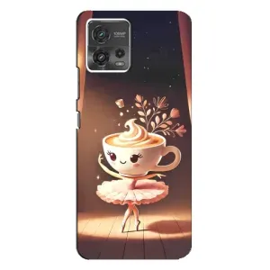 Чохол з мемом Тралалело тралала на Motorola MOTO G72 (Балерина капучина)