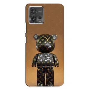 Чехлы для Motorola MOTO G72 - Bearbrick Louis Vuitton (PREMIUMPrint)