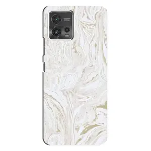 Мраморний чехол на Motorola MOTO G72 (VPrint) (Білий мрамор)