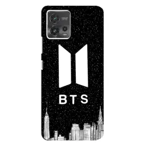 Чохли BTS для Motorola MOTO G72 (AlphaPrint) (БТС Лого)
