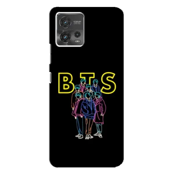 Чехол с принтом «BTS стайл» для Motorola MOTO G72 Чехол с принтом «BTS стайл» для Motorola MOTO G72