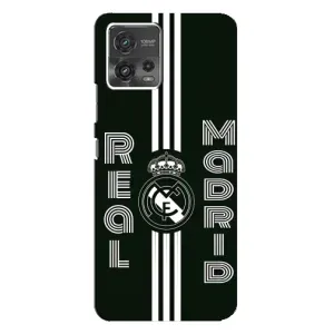 ФК Реал Мадрид чохли для Motorola MOTO G72 (AlphaPrint) (чорно білий Реал)