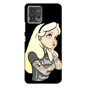 Чохол з друком для Motorola MOTO G72 - (Мода) (AlphaPrint) (Дівчина в тату)