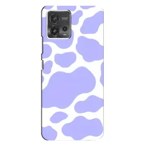 Чохол з принтом корови на Моторола MOTO G72 (Фіолетова Бурьонка)