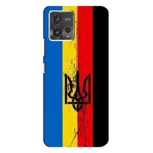 Украинские Чехлы для Motorola MOTO G72 с картинкой УПА (AlphaPrint) (Прапор УПА)