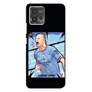 Чехлы с футболистом Ерлинг Холанд для Motorola MOTO G72 (AlphaPrint) (гол Эрлинг Холланд)
