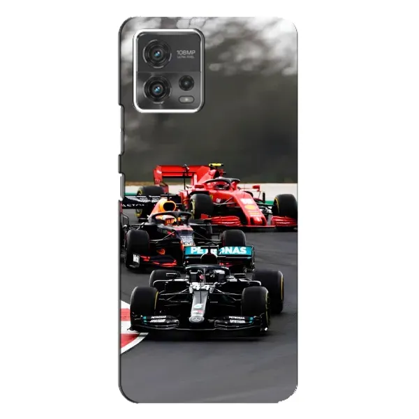 Чохол з принтом «Гонка Формула 1» для Motorola MOTO G72 Чохол з принтом «Гонка Формула 1» для Motorola MOTO G72