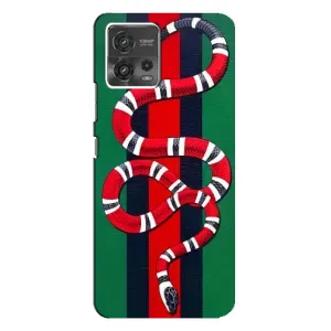 Чохол з принтом «Gucci змія» для Motorola MOTO G72