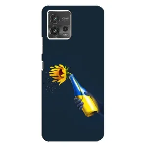 Чохол для Патріота України Motorola MOTO G72 - (AlphaPrint) (Коктель молотова)