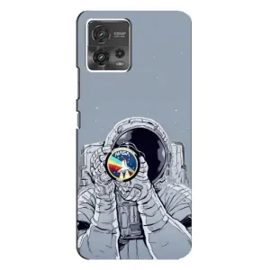 Чохол NASA для Motorola MOTO G72 (AlphaPrint) (Космонавт фото)