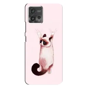 Чохол на Моторола MOTO G72 з Котиками (VPrint) (Котик падає)