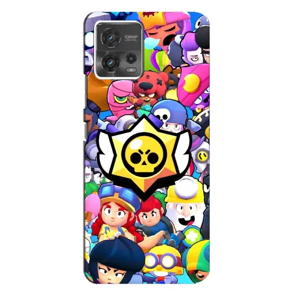 Чохол з принтом «Лого Brawl Stars» для Motorola MOTO G72