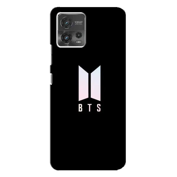 Чехол с принтом «Лого BTS» для Motorola MOTO G72 Чехол с принтом «Лого BTS» для Motorola MOTO G72