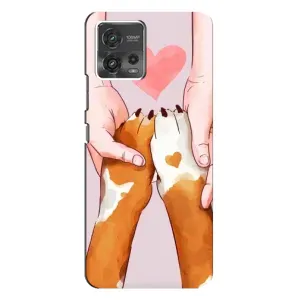 Чохли з собаками для Motorola MOTO G72 (VPrint) (Любовь до собак)
