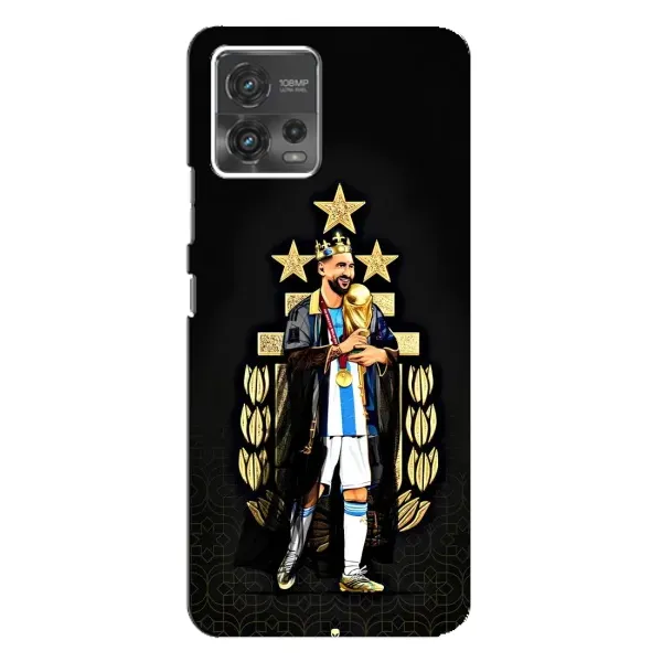 Чехол с принтом «Месси Король» для Motorola MOTO G72