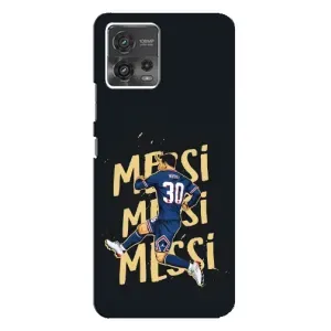Чехлы для Motorola MOTO G72 (Leo чемпион) (AlphaPrint) (Messi ПСЖ)