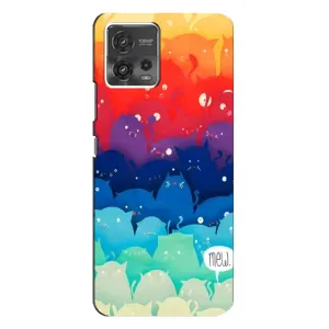 Чохол на Моторола MOTO G72 з Котиками (VPrint) (Mew)