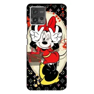 Чохол Disney Mouse Motorola MOTO G72 (PREMIUMPrint) (Мінні peace)