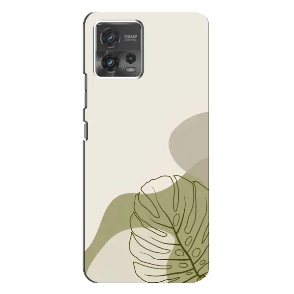 Чехол с принтом «Зеленая монстера дизайн» для Motorola MOTO G72