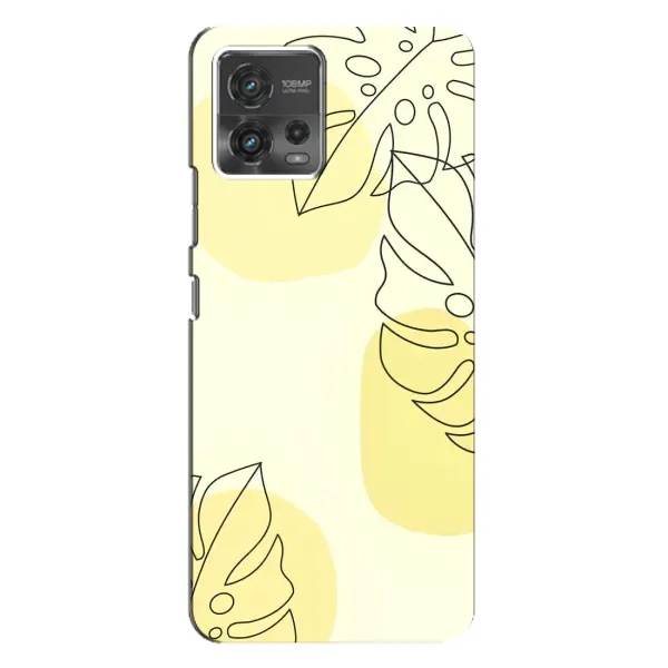 Чехол с принтом «Желтая монстера арт» для Motorola MOTO G72