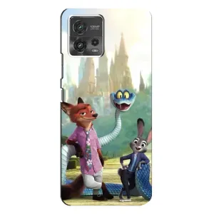 Чохол Зоотрополіс на Motorola MOTO G72 (Герої мультфільму Зоотрополіс)