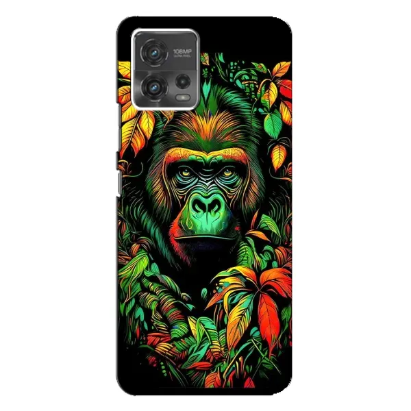 Чехол с принтом «Обезьяна в тропиках» для Motorola MOTO G72