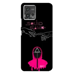 Чохол Гра в кальмара для Motorola MOTO G72 (Мінімалізм Гра кальмара)