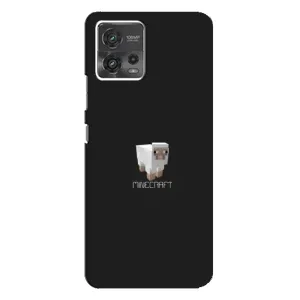 Чохол Майнкрафт на Motorola MOTO G72 (AlphaPrint) Minecraft (Овечка Майнкрафт)