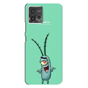 Чохол Губка Боб для Моторола MOTO G72 (Персонаж Планктон)