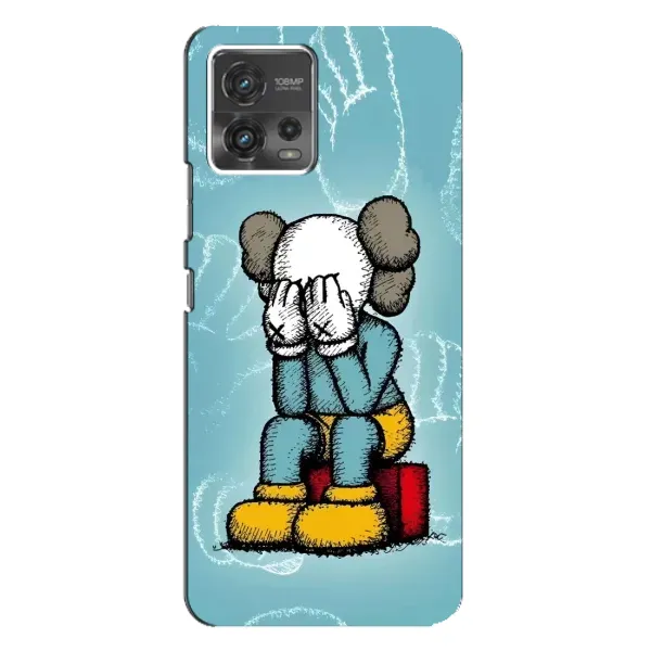 Чехол с принтом «Плач Bearbrick» для Motorola MOTO G72