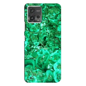 Мраморний чехол на Motorola MOTO G72 (VPrint) (Салатовий Мрамор)