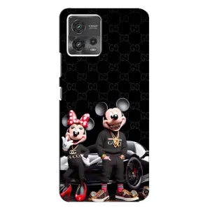 Чохол Disney Mouse Motorola MOTO G72 (PREMIUMPrint) (Родина Маусів)
