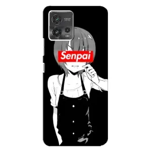 Чохол з принтом «Senpai» для Motorola MOTO G72