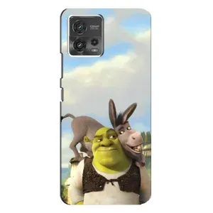 Чохол з мультфільмом Шрек на Motorola MOTO G72 (Шрек та Осел)