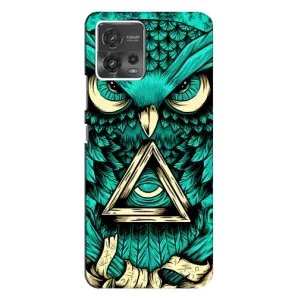 Чохол з пташками на Motorola MOTO G72 (VPrint) (Сова з оком)