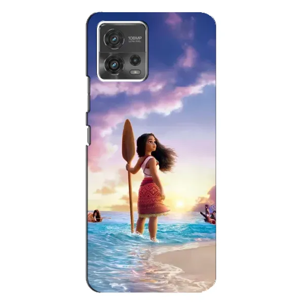 Чехол с принтом «Моана с веслом» для Motorola MOTO G72