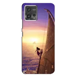 Чохол з мультфільмом Ваяна Motorola MOTO G72 (Захід сонця Ваяна)