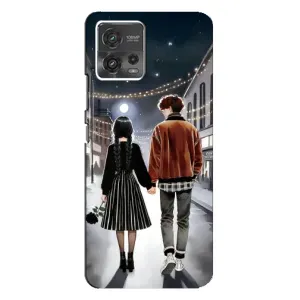 Чохол з дизайном Венздей 2 на Motorola MOTO G72 (Венздей та Тайлер)