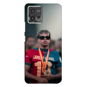 Чехол с футболистом Ламин Ямаль Motorola MOTO G72 (Ямаль Барса)
