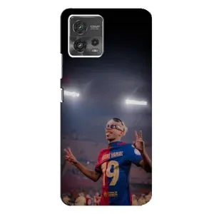 Чехол с футболистом Ламин Ямаль Motorola MOTO G72 (Ямаль на стадионе)