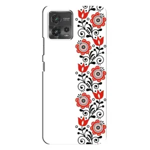 Чохол для Патріота України Motorola MOTO G72 - (AlphaPrint) (Яскрава вишиванка)