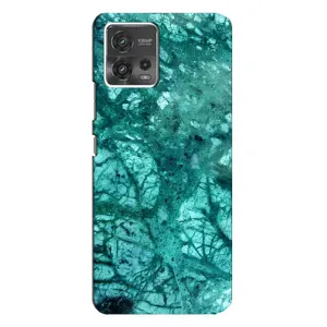Мраморний чехол на Motorola MOTO G72 (VPrint) (Зелений мрамор)