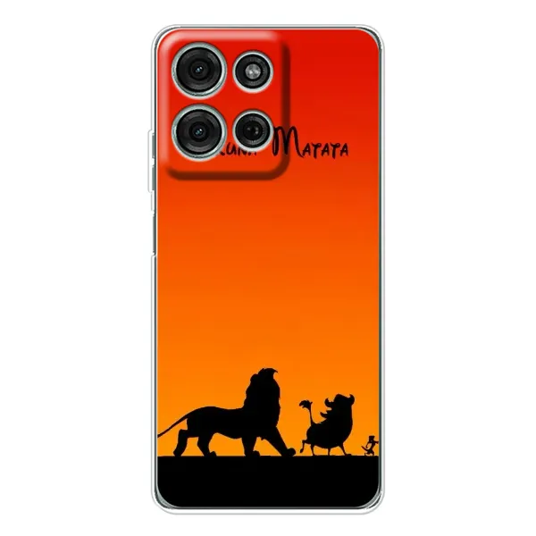 Чохол з принтом «Акуна Матата закат» для Motorola Moto G75
