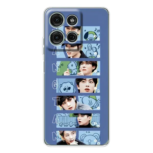 Чохол з принтом «Bangtan» для Motorola Moto G75 Чохол з принтом «Bangtan» для Motorola Moto G75