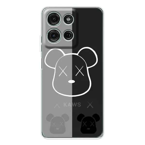 Чехол с принтом «БеарБрик глаза» для Motorola Moto G75 Чехол с принтом «БеарБрик глаза» для Motorola Moto G75