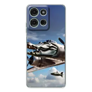 Чохол з мемом Тралалело тралала на Motorola Moto G75 (Бомбардіро крокоділо)