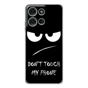 Чехол с принтом «Dont Touch» для Motorola Moto G75