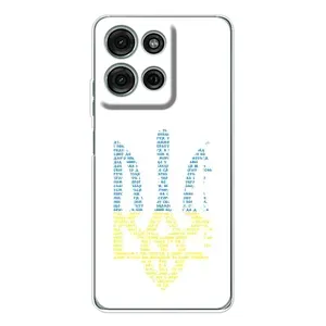 Чохол з принтом «Герб з букв» для Motorola Moto G75