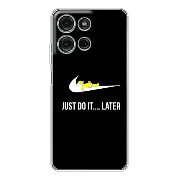 Чохол з принтом «Гомер Later» для Motorola Moto G75