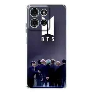 Чохол з принтом «Група BTS» для Motorola Moto G75